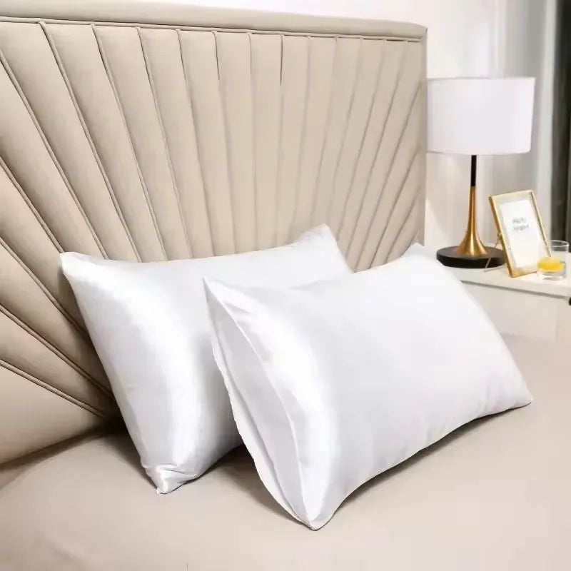 100% Natural Mulberry Silk Pillowcase Hair/Skin Protection,Anti-Frizz & Wrinkle-Resistant Hypoallergenic