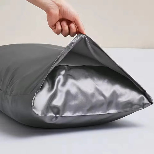 100% Natural Mulberry Silk Pillowcase Hair/Skin Protection,Anti-Frizz & Wrinkle-Resistant Hypoallergenic