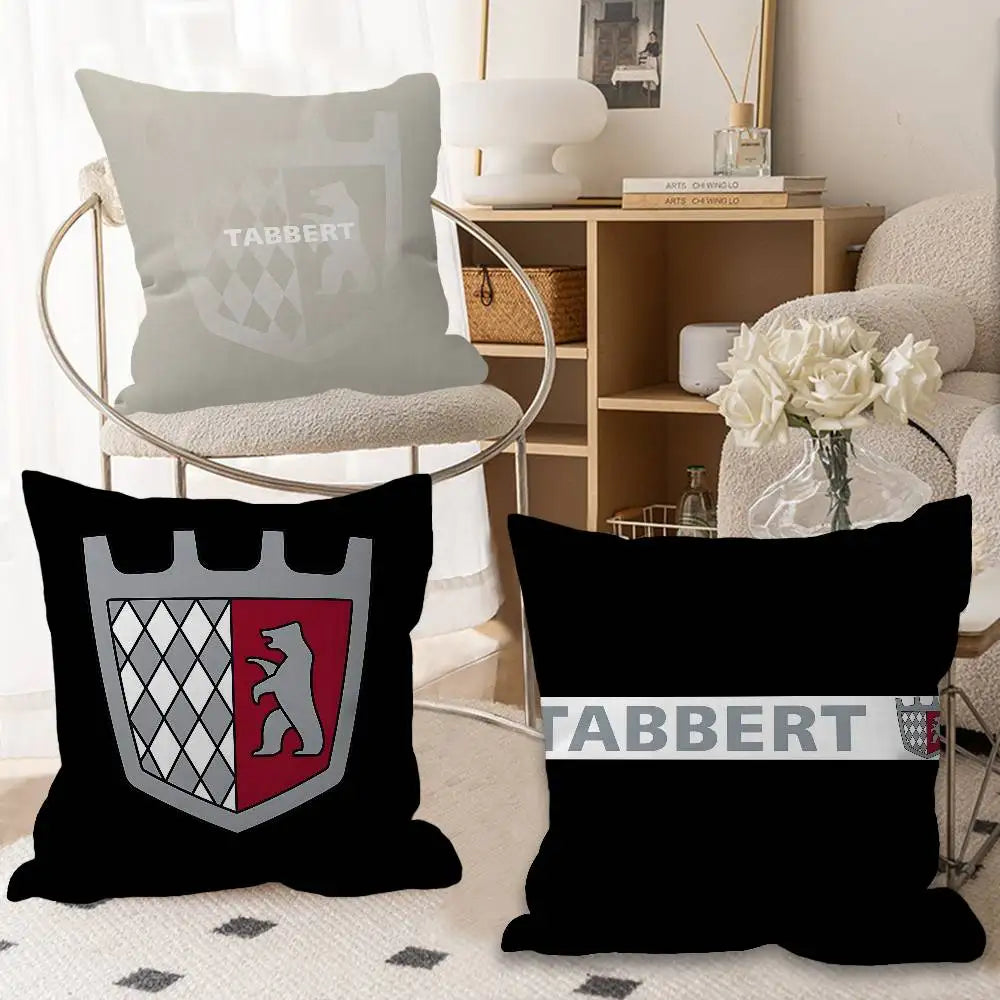 T-Tabbert Maple Design Cushion Cover Happy Autumn Harvest Decor Holiday Decorati Pillow Cover