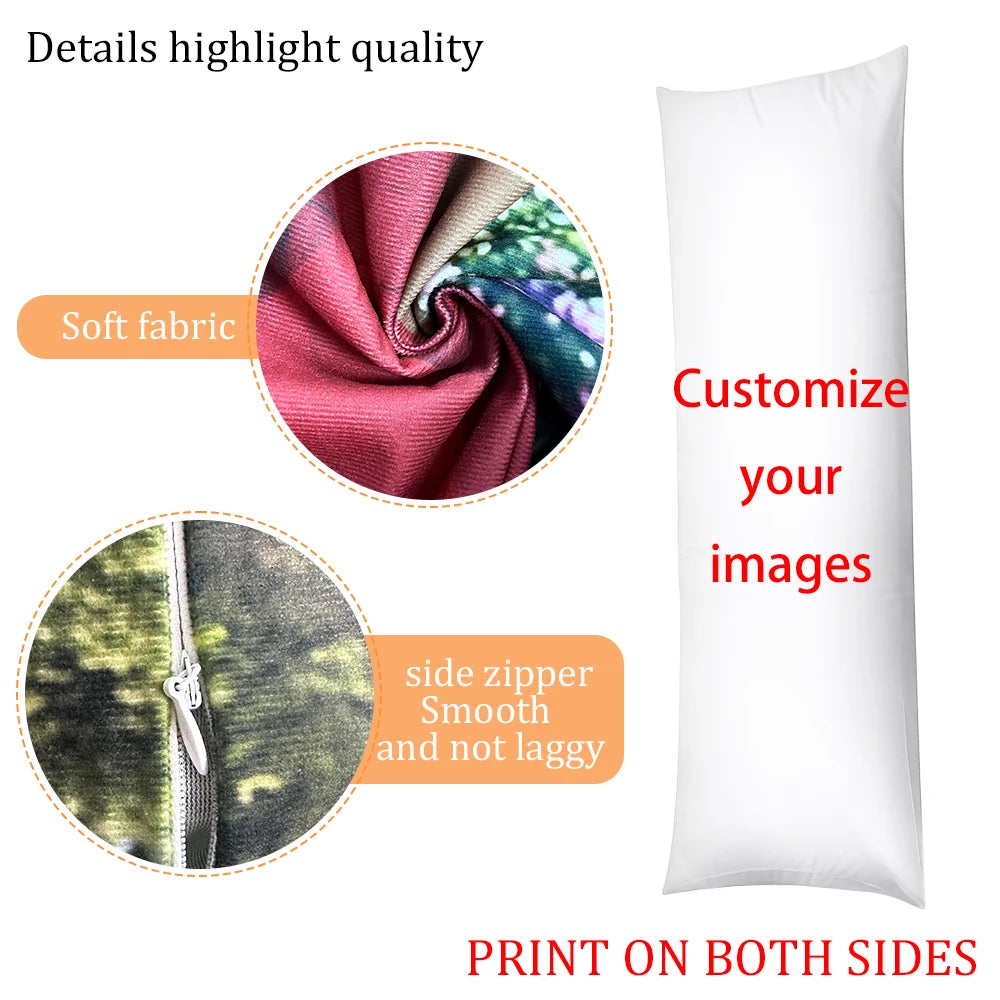 Customizable equal body pillowcase, anime star cartoon real person, sleeping equal body pillowcase